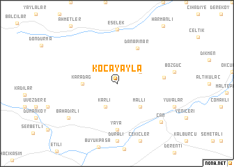 map of Kocayayla