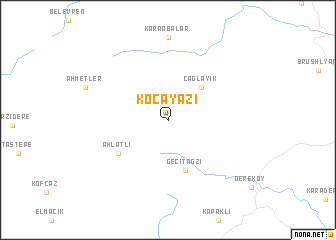 map of Kocayazı