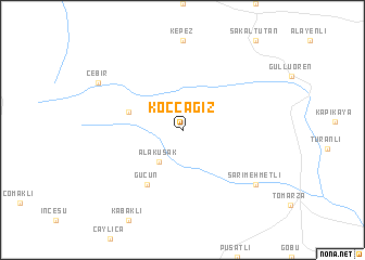 map of Koçcağız