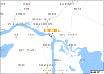 map of Kocciel