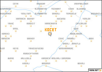 map of Koçet