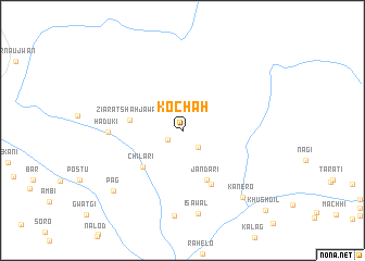 map of Ko Chāh