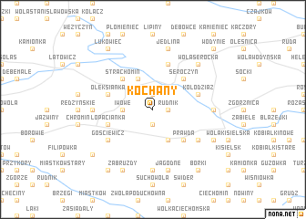 map of Kochany