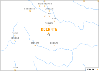 map of Kocha Tē