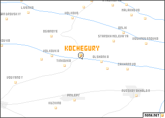 map of Kochegury