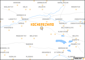 map of Kocherezhino