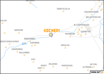 map of Kocherī