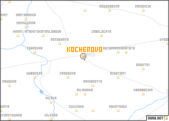 map of Kocherovo