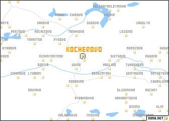 map of Kocherovo