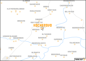 map of Kocherovo