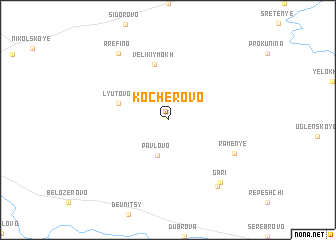 map of Kocherovo