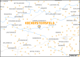 map of Kochersteinsfeld