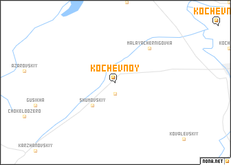 map of Kochevnoy