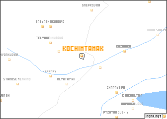 map of Kochim-Tamak