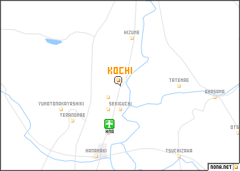 map of Kōchi