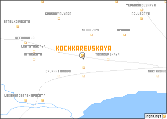 map of Kochkarevskaya