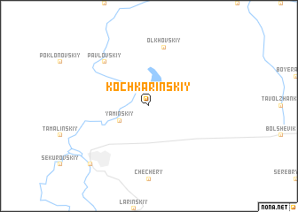 map of Kochkarinskiy