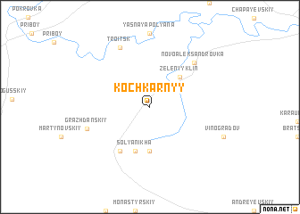 map of Kochkarnyy