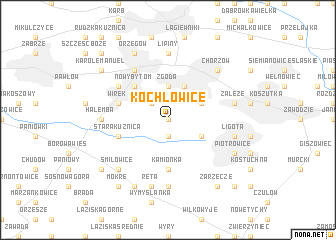 map of Kochłowice