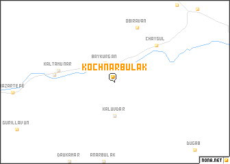 map of Kochnar-Bulak