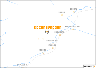 map of Kochneva-Gora