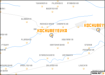 map of Kochubeyevka