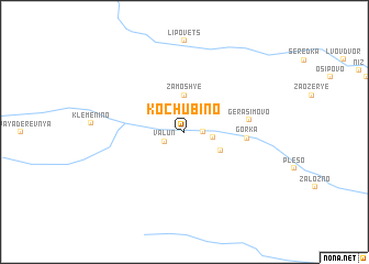 map of Kochubino