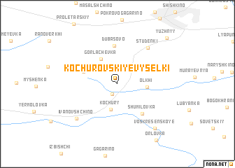 map of Kochurovskiye Vyselki