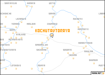 map of Kochuta Vtoraya