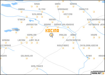 map of Kocina