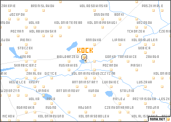 map of Kock