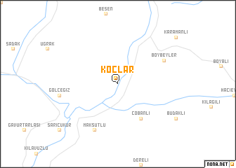 map of Koçlar