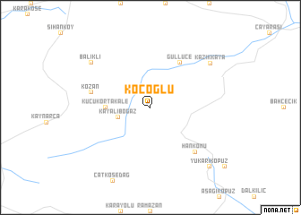 map of Koçoğlu
