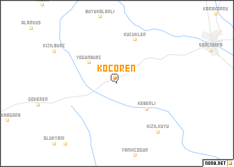 map of Koçören