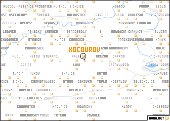 map of Kocourov