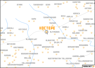 map of Koçtepe