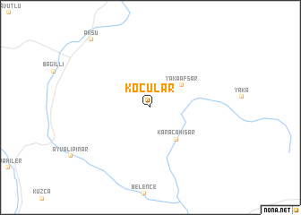 map of Kocular