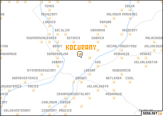 map of Kocurany