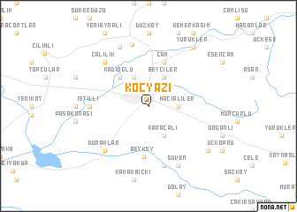 map of Koçyazı