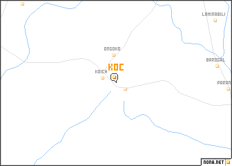 map of Koc