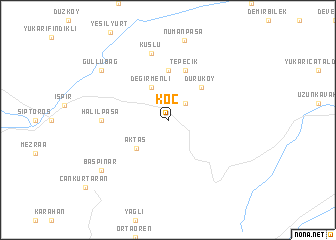 map of Koç