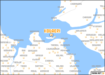 map of Kodae-ri