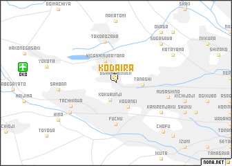 map of Kodaira