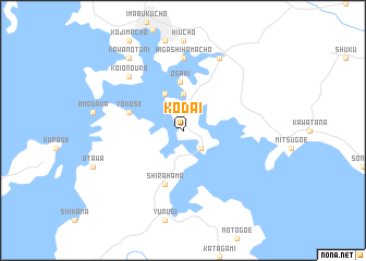 map of Kodai