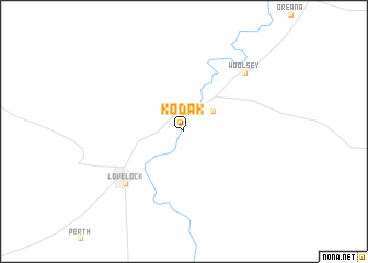 map of Kodak