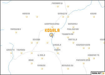 map of Kodala