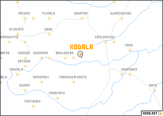 map of Kodala