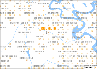 map of Kodālia