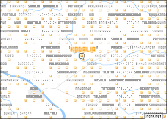 map of Kodālia