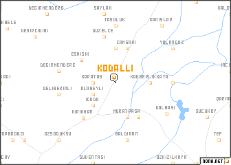 map of Kodallı